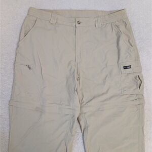 Columbia GRT Women's Size XL Convertible Packable Cargo Pants/Shorts Beige